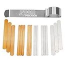 Zoom Precision-Armband-Metallstempel-Set – Aluminium- und Kupfer-Armbandrohlinge mit Armband-Biegestab für Schmuckstempel-Set – Metallstempel-Rohlinge – 19 Teile