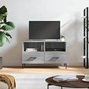 Console Tv Stand Tv Entertainment Center Room Furniture Sturdy Sideboard For A Retro Themed Lounge Ample Storage Contemporary Home Design Living Area Enhancement ( Color : Grigio sonoma , Size : 80 x