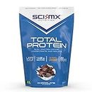 SCI-MX Total Protein Duo Protein Muscle Building & Recovery Blend Powder With Naturally Occurring Glutamine & Amino Acids - Chocolate Flavour - 900G - 30 SERVINGS