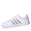 adidas Women Synthetic Courtpoint, Tennis Shoes, FTWWHT/SILVMT/LGRANI, UK-5