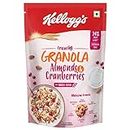 Kellogg's Crunchy Granola Almonds & Cranberries 460g | 24% Fruit & Nut, Baked Multigrain | Whole-grain Oats, Wheat, Corn, Rice and Barley, Source of Fibre | Breakfast Cereal