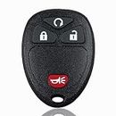 Lehicriar Keyless Entry Remote Car Key Fob Compatible with Chevy Silverado Avalanche Captiva Tahoe Traverse, GMC Sierra Acadia Yukon, 2007-2015 Remote Start Replacement OUC60221, OUC60270 (4-BTN)