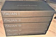 Pimsleur ITALIAN Language levels 1 2 3 4 5 Gold edition Audio Course (80 CD's)