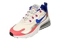 Nike Femmes Air Max 270 React Running Trainers CW3094 Sneakers Chaussures (UK 6 US 8.5 EU 40, White Racer Blue Flash Crimson 100)