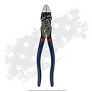 Southwire - 64807340 Tools & Equipment SCP9TPCD-US 9"" High-Leverage Side Cutting Pliers Fish Tape Puller & Crimper W/Dip Grip