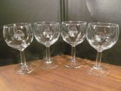 4 x BILTMORE ESTATE: THE WINERY - Asheville, NC - Wine Glass set lot FRANCE