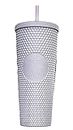 Starbucks 2021 Holiday Bling Studded Cold Cup Tumbler 24oz (Lavender Purple)