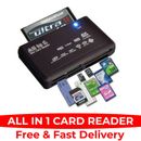 All in One Memory Card Reader USB External SD SDHC Mini Micro M2 MMC XD CF MS UK