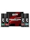 Beardo Fantastic 4 Perfume Body Spray Gift Set for Men 4X40ml | Long Lasting Fragrances | Legacy, Mafia, Mariner Capt Jack and Whisky Smoke Perfume Body Spray