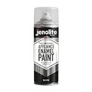 JENOLITE Appliance Enamel Paint | BLACK | Refresh & Restore Appliances | Ideal For Fridges, Freezers, Washing Machines | 400ml