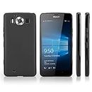 BoxWave Case Compatible with Nokia Lumia 950 (Case by BoxWave) - Blackout Case, Durable, Slim Fit, Black TPU Cover for Nokia Lumia 950