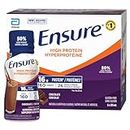 Ensure High Protein 16 g, Nutritional Supplement Protein Shakes, Ready To Drink, Chocolate, 6 x 235-mL Bottles