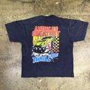 Nascar Graphic T-Shirt Mens 90s USA Rollercoaster Racing Tee, Navy XL