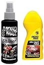 Motomax Shiner Multi surface Spray Polish 100 ml|Instantly Cleans & Bike Liquid Polish (100 ml)| Instantly Cleans and Shines Bikes, Motorbikes, Cars | Bike Liquid Polish for all Auto Care needs