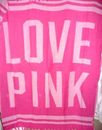 Victoria Secret Pink STRIPE BEACH POOL THROW STADIUM SWIM TOWEL COTTON BLANKET