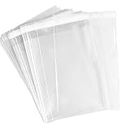 150 Pcs 5-1/2'' x 7-1/2'' Clear Cellophane Cello Bags,Thick Greeting Card Plastic Sleeves-Fit 5 X 7 Inch Cards Photos A6 A7 Envelopes Candy Treats 1.5-Mil Thick