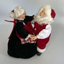 Vintage Dancing Mr & Mrs Claus - Santa - Tested & Working-Christmas Collectable