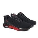 ASIAN Crystal-13 Sports & Casual Shoes with Crystal Cushion Technology Lightweight Sneaker for Men & Boys Black,Red