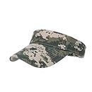 Yizelli Adjustable Empty Top Baseball Cap Women Men Outdoor Sport Sun Visor Hat (Light Khaki)