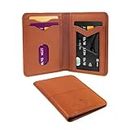 WIFOLD High-Performance Leather Wallet - Contactless and Biometrics Payments - 9 Card Bifold - Layered RFID Protection - Minimalistic Credit Card Holder, Brown, Leather Wallet