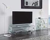 DUGARHOME - Mueble Auxiliar - Mesas de TV - Cristal CT-220