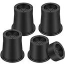 Bed Riser Rubber Sofa Riser 3.3 Inch Bed Lifts Riser Supports Up to 6000 lbs Bed Frame Riser Round Dorm Bed Frame Riser Modern Furniture Risers Bed Raising Blocks for Sofa Table Desk Chair (4Pcs)