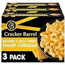 Cracker Barrel Macaroni and Cheese, Sharp Cheddar (PACK OF 3)