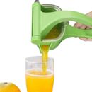 Fruit & Vegetable Juicer w/ Pour Spout, Easy to Clean Hand Juicer Kitchen Gadget
