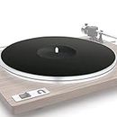 Mobile Pro Shop Turntable Acrylic Slipmat for Vinyl LP Record Players - 2.7mm thick Provides Tighter bass & Improves Sound Quality - 12" Platter mat (Black)