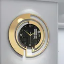 45cm Wohnzimmer Luxus Wanduhr Metall Home Uhren Uhr Home Decoration Anhänger Hotel Lobby Wandbehang