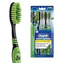 Oral- B Cavity Defense Soft Manual Toothbrush for adult with Neem Extracts (Multicolour, Pack of 4)