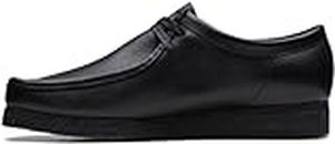 Clarks Wallabee Black Leather 1 9.5 D (M)