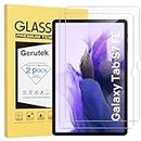 Gerutek [2 Piezas Protector Pantalla para Samsung Galaxy Tab S7 FE/Tab S9 FE Plus/Tab S9 Plus/Tab S8 Plus/Tab S7 Plus, 12.4", 9H, Antiarañazos, Cristal Pantalla Vidrio Templado para Galaxy Tab S7 FE