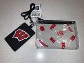 Victoria's Secret Pink Collegiate Collection Lanyard Pouch Wisconsin Badgers NWT
