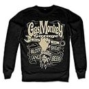 Fast N' Loud Officially Licensed Gas Monkey Garage Wrench Label Hoodie (Black), Small