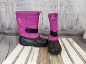 Kamik Womens Little Girls Purple Black  Winter Snow Waterproof/ Boot Shoe Size13