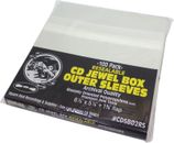 (100) CD Sleeves - PREMIUM 2mil RESEALABLE - Standard Archival Bags #CDSB02RS