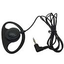 ANCLLO 3.5mm Plug Wired Singolo Lato Auricolare Stereo-to-mono Auricolari One Ear Earhook Interpretazione Simultanea Cuffia