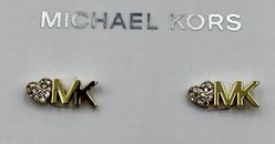 MICHAEL KORS Ohrstecker MKJ7976710 Gold Straß Neu | Elegante Damen Ohrringe