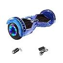 MASIEJ 8.5" Hoverboard with Music Bluetooth LED Lights Self-balancing Hover Boards for Kid Adult Girl Boy for All Age(Multi color)