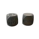 Personalised Exercise Workout Gym Dice - 3D Printed - novelty gift idea for him, her- Exercises - Home Workout - Keep Fit - Fitness - Sport - Resolutions
