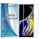 [3 Pack] MEZON Premium Hydrogel Screen Protector for Samsung Galaxy Note 9 – Full Coverage Ultra Clear Edge-to-Edge Film – Case Friendly, Shock Absorption (Galaxy Note 9, Hydrogel)