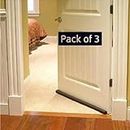 earthheven Door Bottom Sealing Strip Guard Twin Door Draft Sealer for Home Multipurpose - Pack of 3 (Size-39 inch)