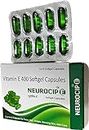 neurocip E-vitamin E 400 capsule for beautiful skin,healthy hair and eyes -100 capsules