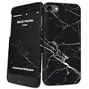 i-Paint Cover Hard Case per iPhone 8/7/SE 2020, Black Marble