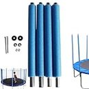 OOTDAY Trampoline Safety Net,Trampoline Net Poles,Trampoline Net Pole Replacement,Steel Poles with Screws Enclosure Straight Tube,Universal Trampoline Replacement Parts-B