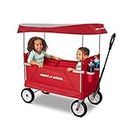 Radio Flyer 3 in 1 Off-Road EZ Fold Wagon with Canopy