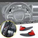 For 15-23 Dodge Charger Carbon Fiber Steering Wheel Shift Paddle Shifter Trim 2P
