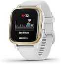 Garmin Venu Sq, Smartwatch GPS Sport con Monitoraggio della Salute e Garmin Pay, Bianco (Bianco/Oro) (Ricondizionato)