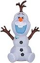 Gemmy Airdorable Aufblasbarer Olaf Disney, 60 cm hoch, Weiß